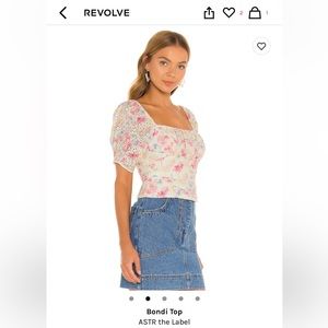 NWOT ASTR the Label Bondi Top size small